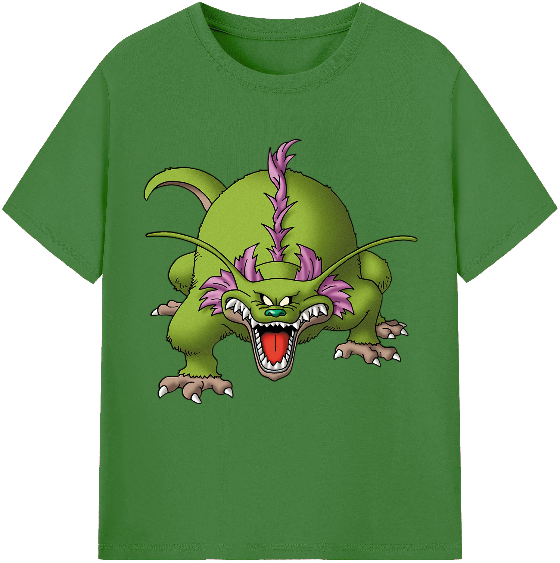 （画像用） ドラゴンクエスト Doragon Kuesuto Dragon Quest レディースカジュアルプリントTシャツ（綿100％）